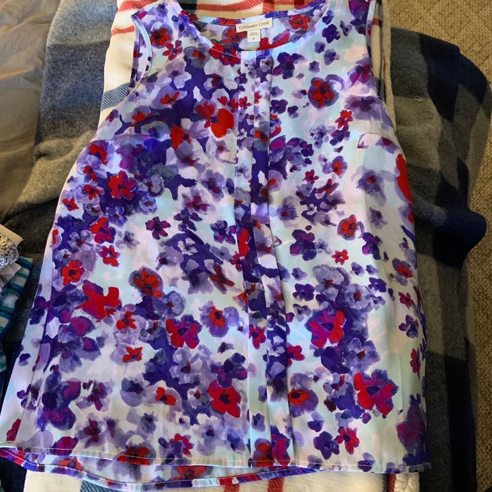 Banana Republic silk sleeveless top